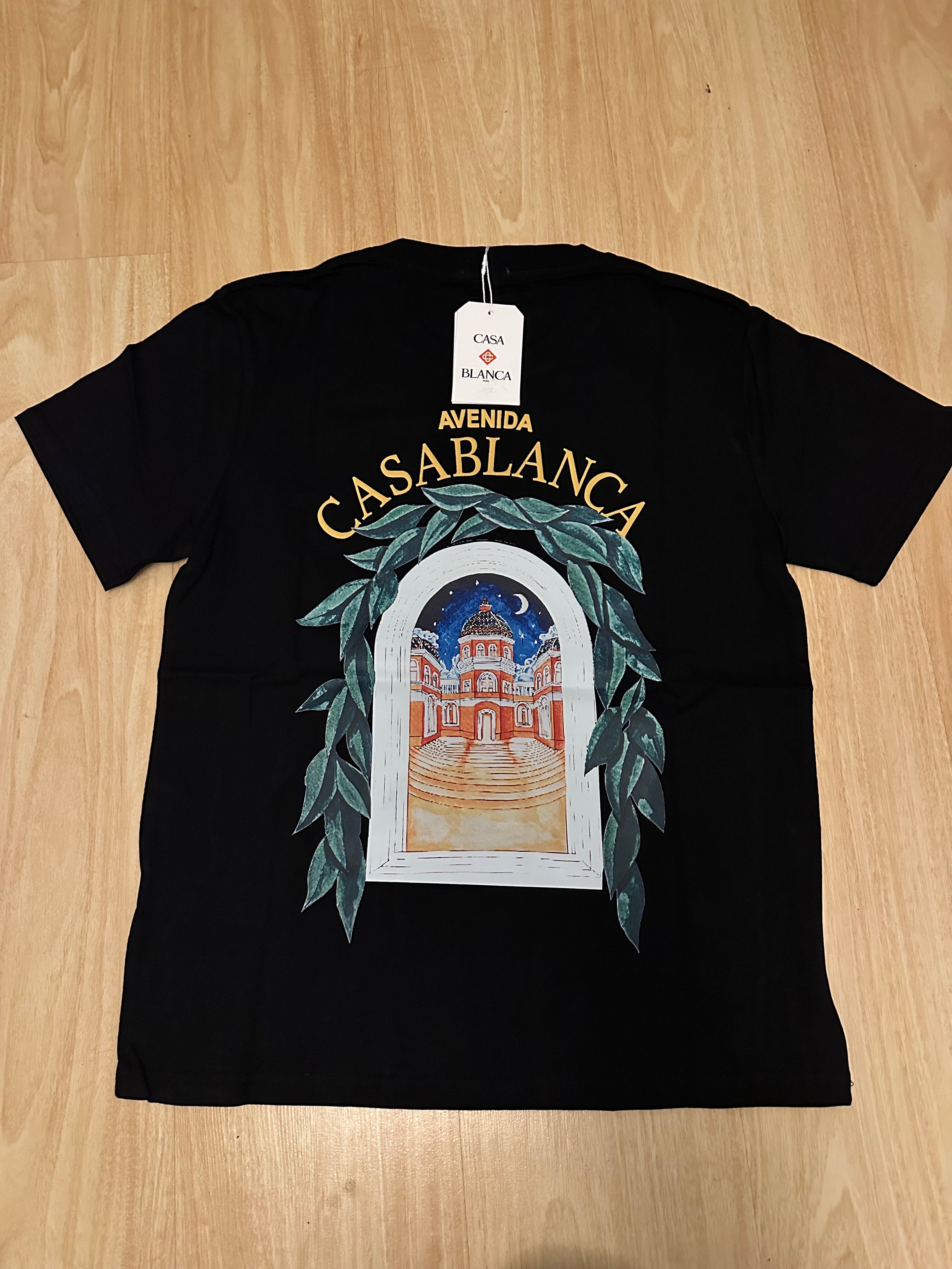 Casablanca Avenida Black Men’s T-Shirt