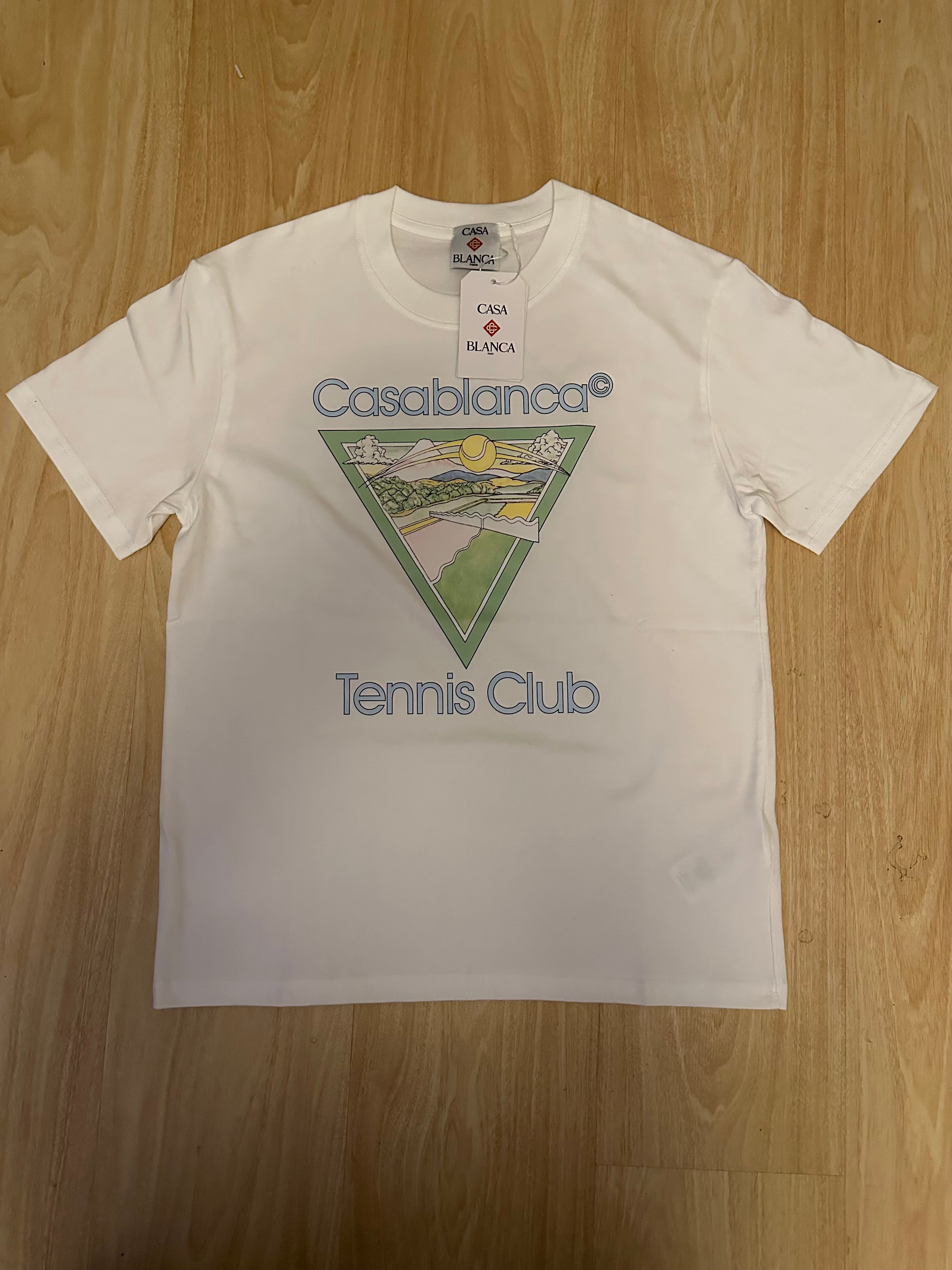 Casablanca Tennis Club White Men’s T-Shirt
