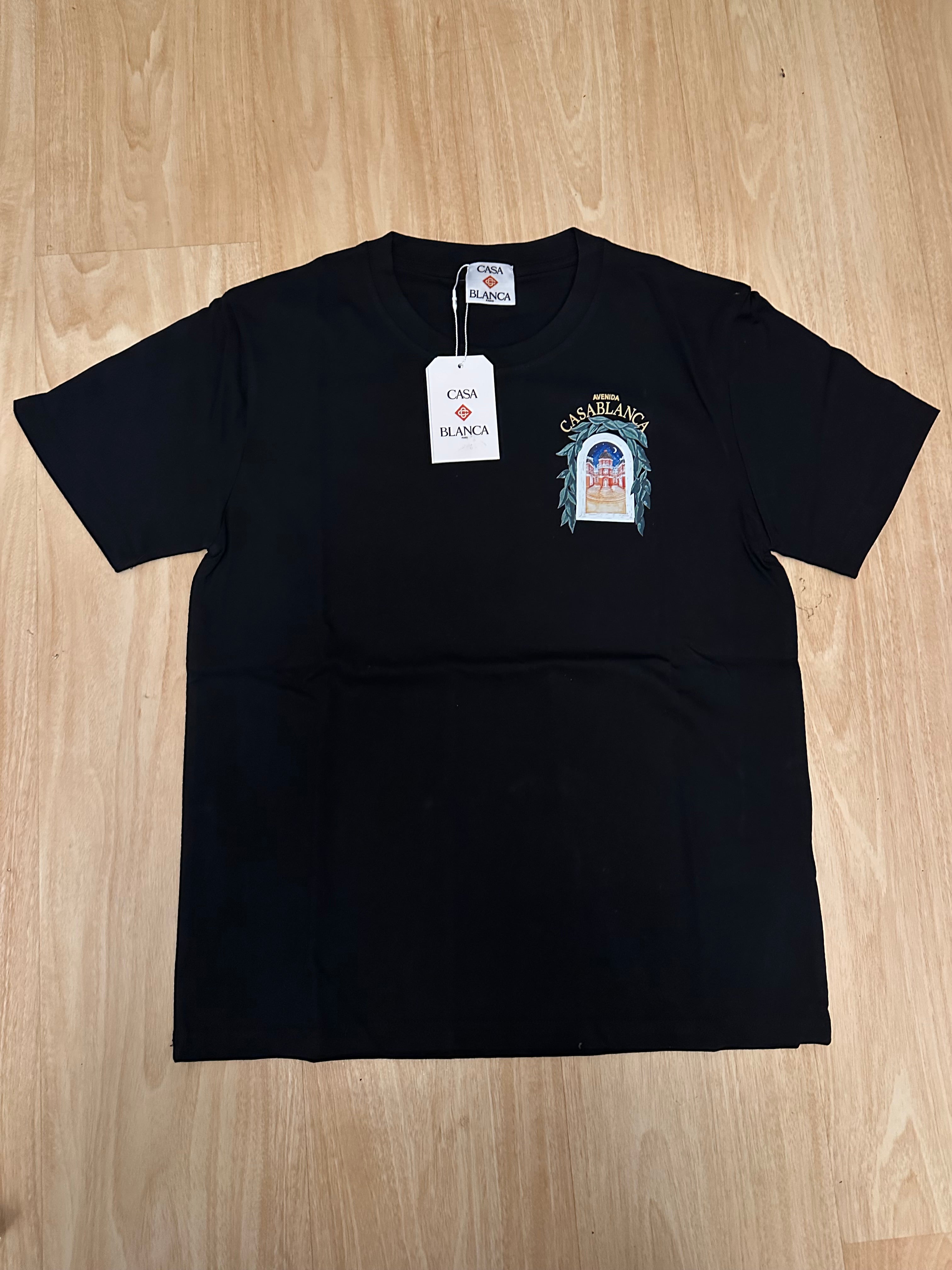 Casablanca Avenida Black Men’s T-Shirt