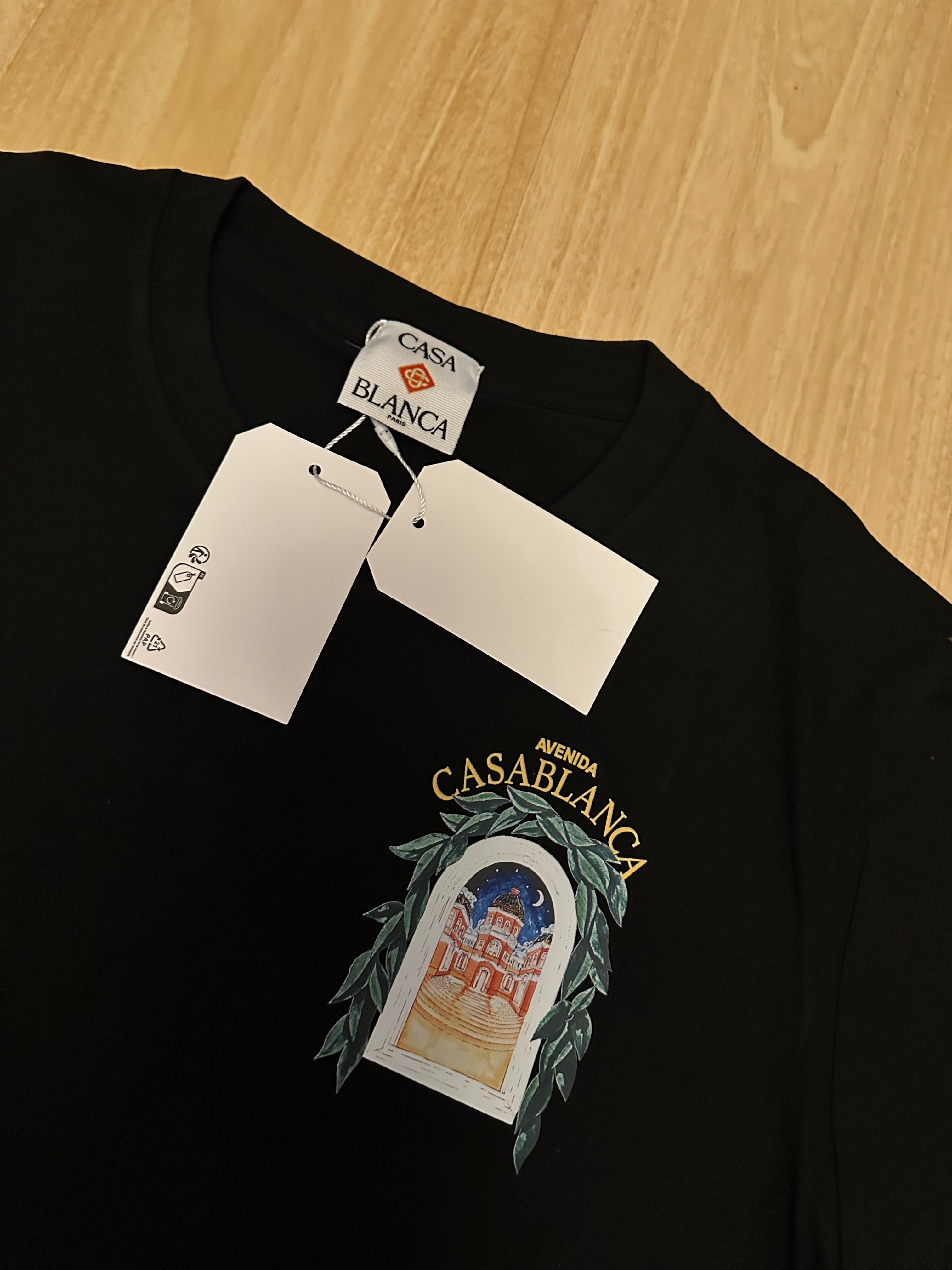 Casablanca Avenida Black Men’s T-Shirt