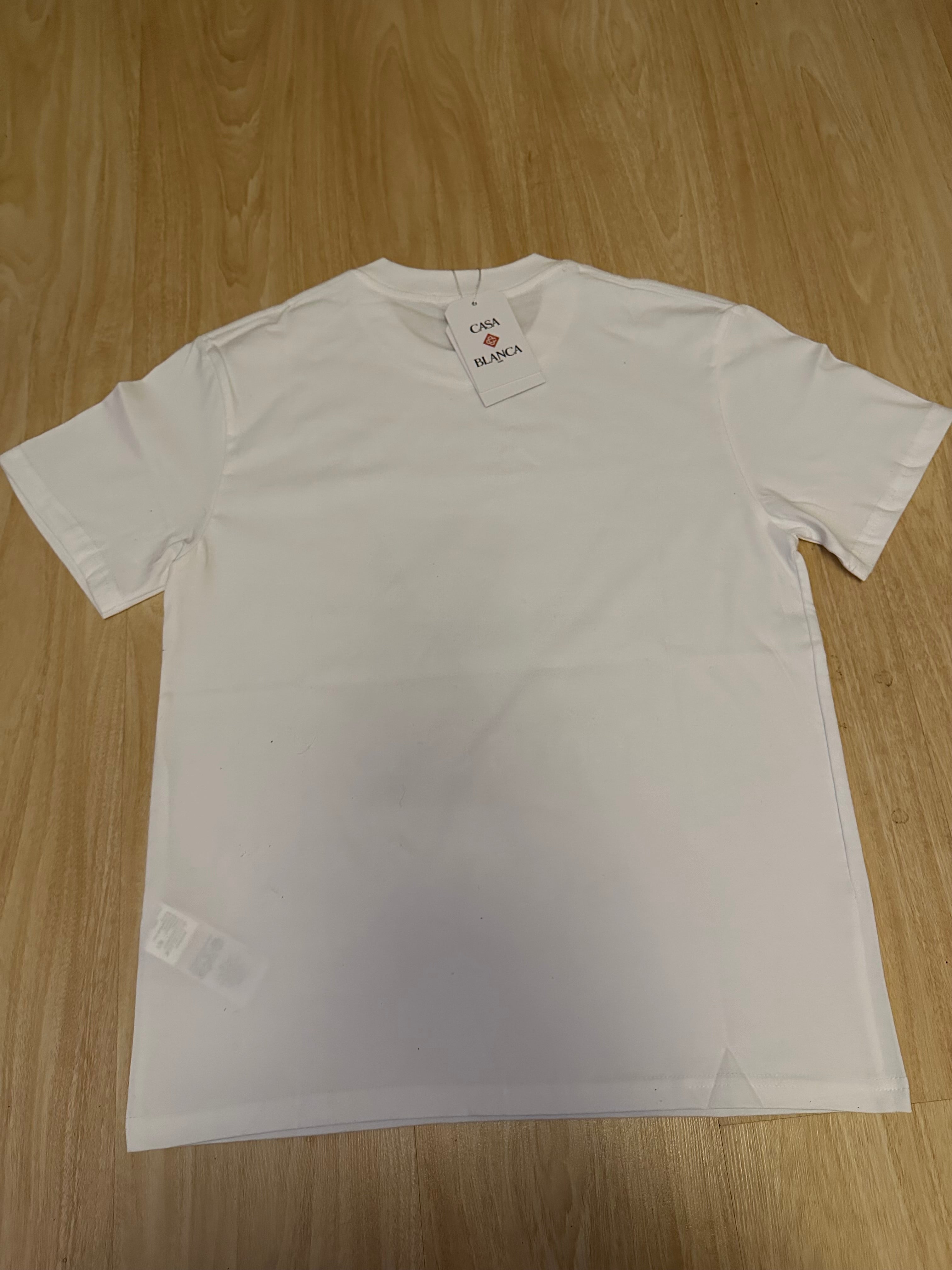 Casablanca Tennis Club White Men’s T-Shirt