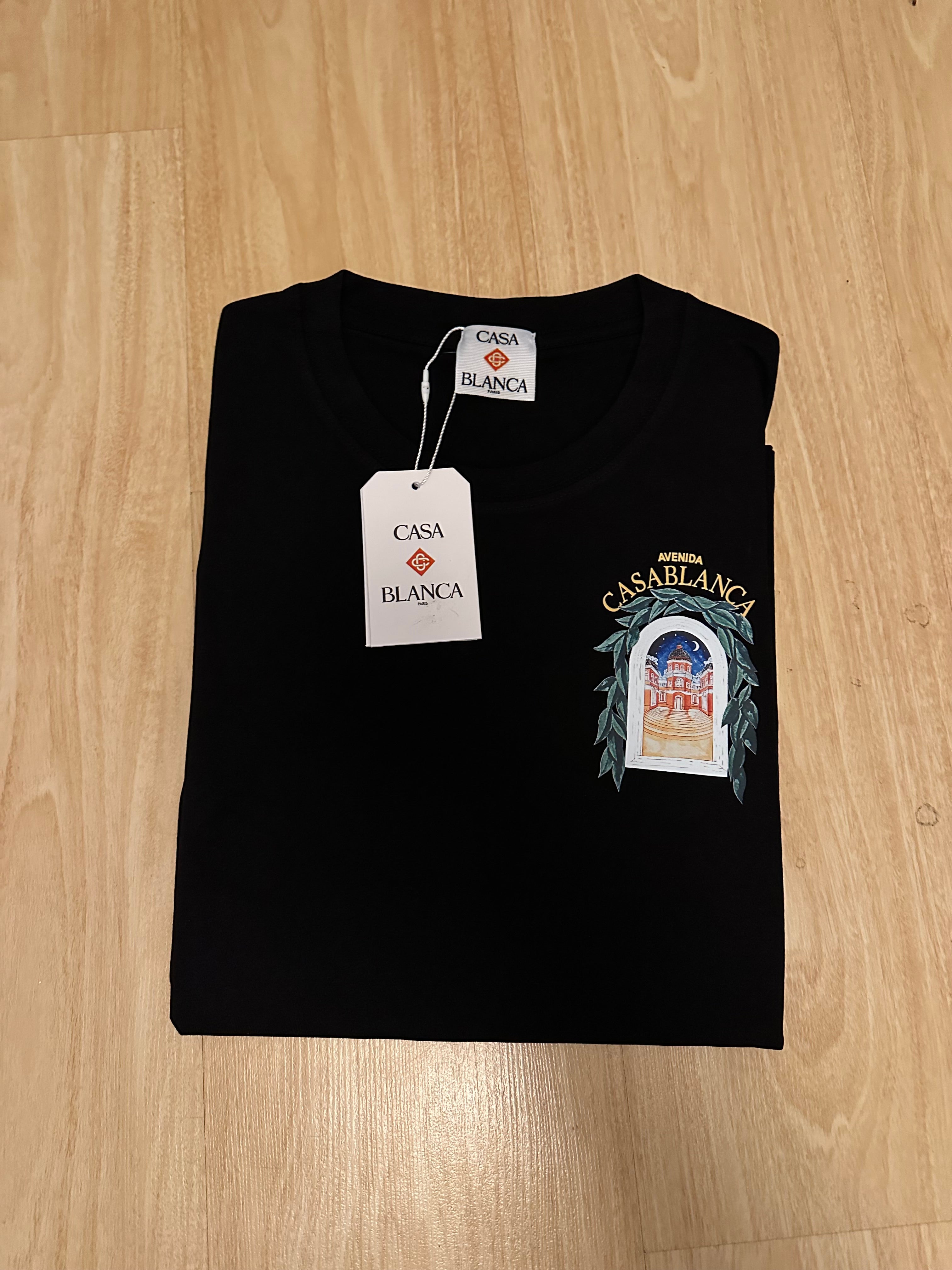 Casablanca Avenida Black Men’s T-Shirt