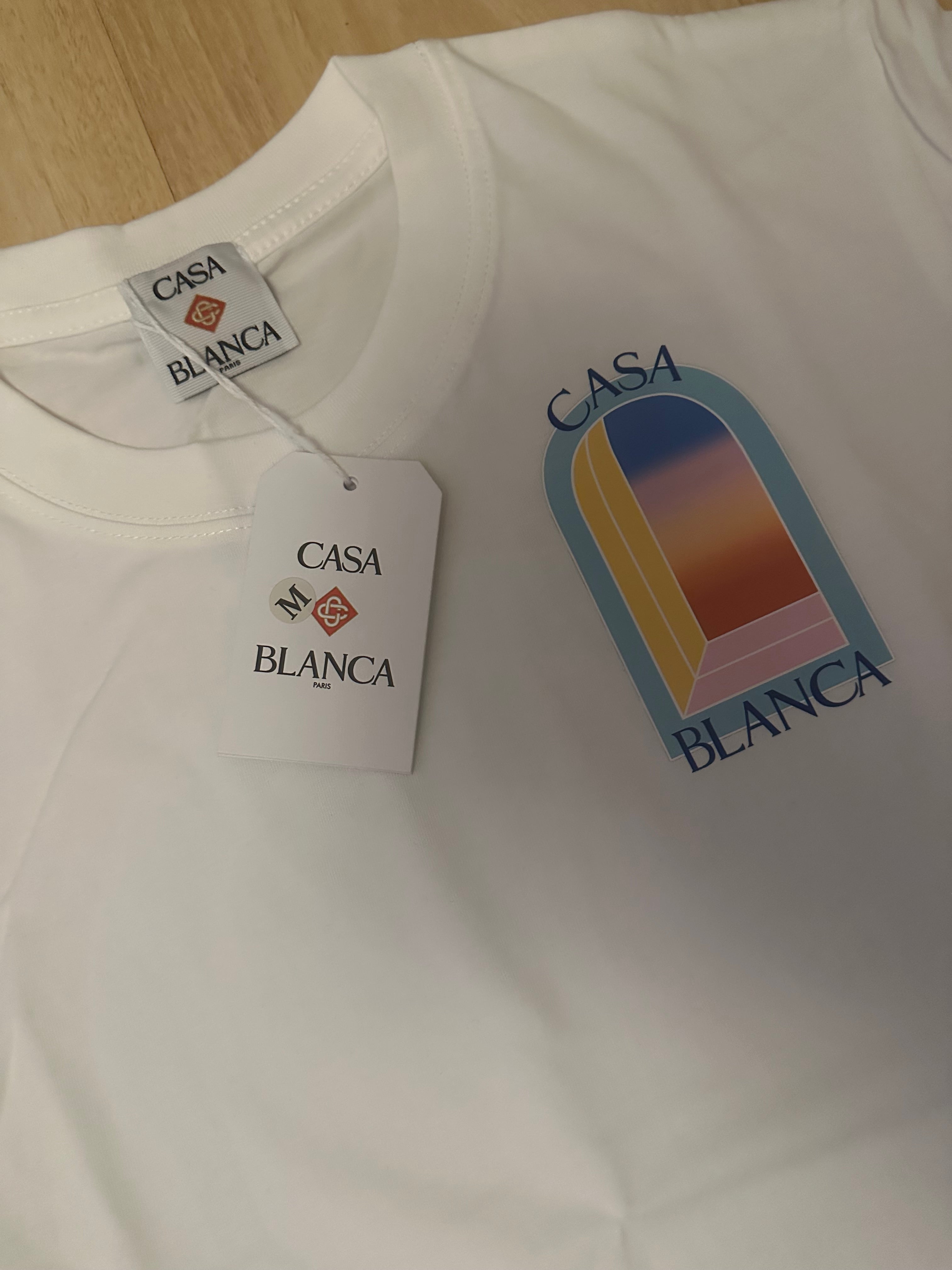 Casablanca White Men’s T-Shirt