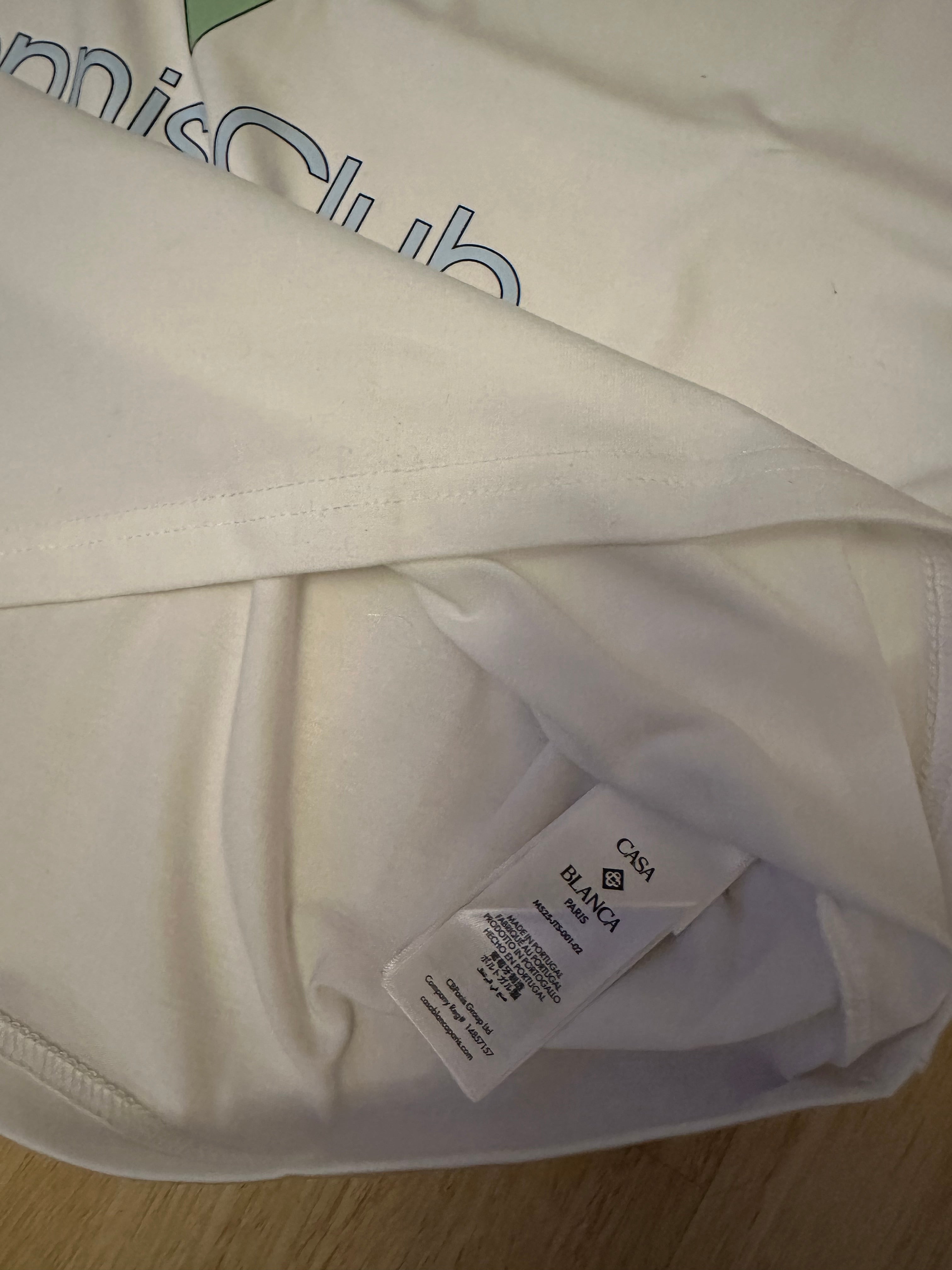 Casablanca Tennis Club White Men’s T-Shirt