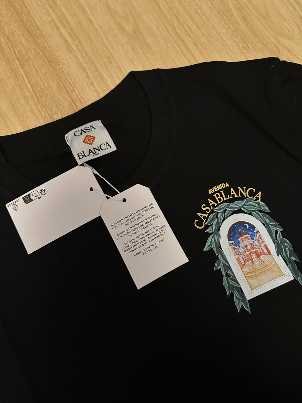 Casablanca Avenida Black Men’s T-Shirt