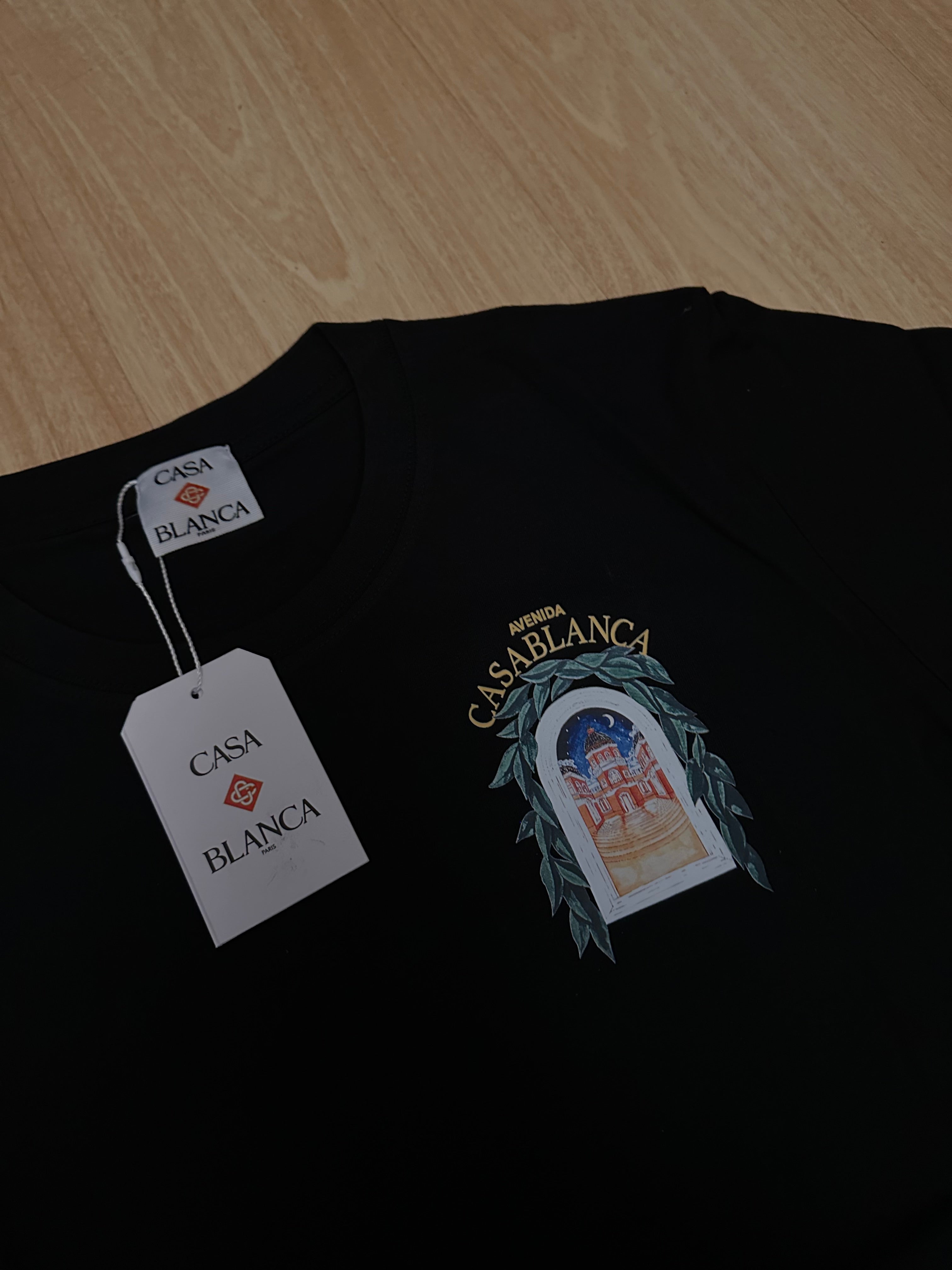 Casablanca Avenida Black Men’s T-Shirt